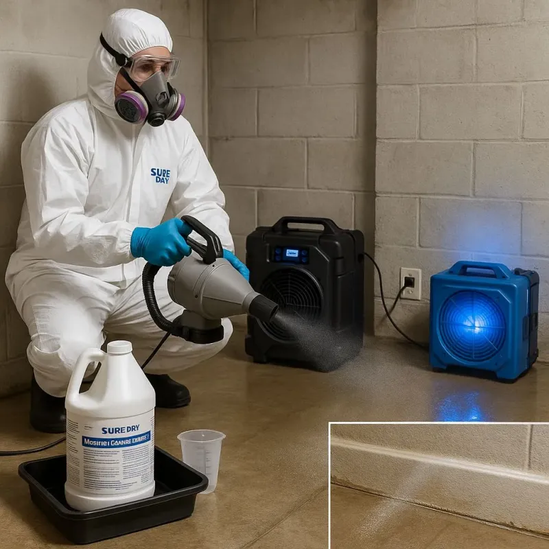 Sanitization and Odor Removal process in Lake Wazeecha, WI